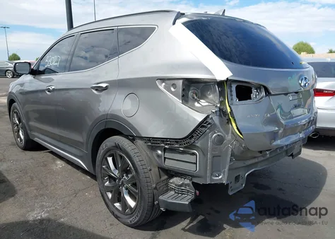 2017 Hyundai Santa Fe Sport 2.0T Ultimate из США, поврежденный, VIN 5XYZW4LA4HG502453